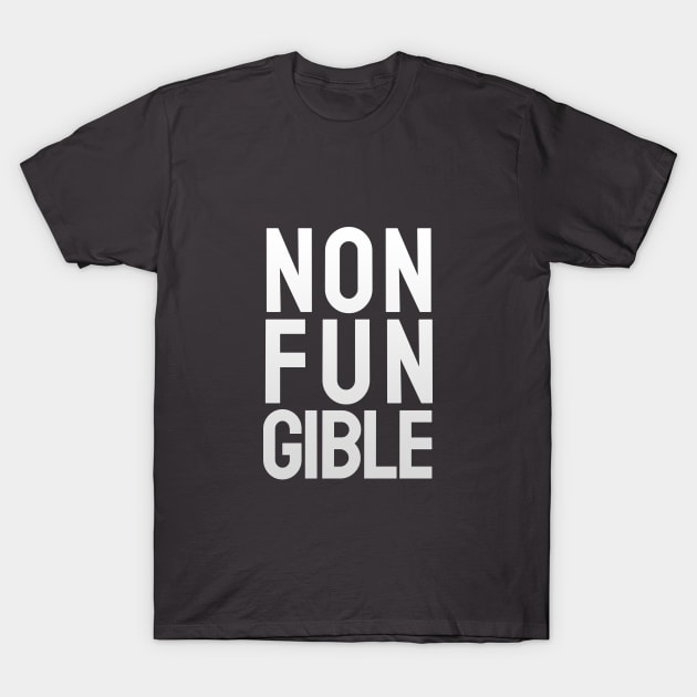 NFT - Non Fungible Token Design T-Shirt by info@dopositive.co.uk